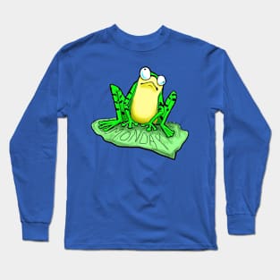 Monday Mood Frog Long Sleeve T-Shirt